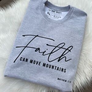 Faith Can Move Mountains Crewneck Sweatshirt